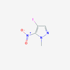 molecular formula C4H4IN3O2 B3235737 4-iodo-1-methyl-5-nitro-1H-pyrazole CAS No. 1354705-79-5
