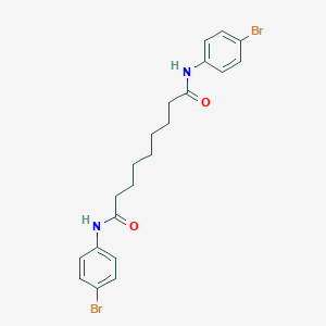 molecular formula C21H24Br2N2O2 B323584 N,N'-bis(4-bromophenyl)nonanediamide 
