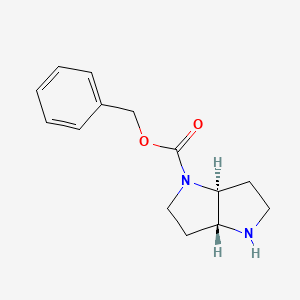 Benzyl (3aR,6aS)-hexahydropyrrolo[3,2-b]pyrrole-1(2H)-carboxylate