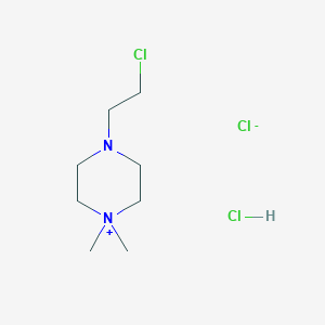 4-(2-Chloroethyl)-1,1-dimethylpiperazin-1-ium chloride hydrochloride