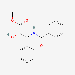 molecular formula C17H17NO4 B3235965 methyl (2S,3R)-3-benzoylamino-2-hydroxy-3-phenylpropanoate CAS No. 135821-94-2
