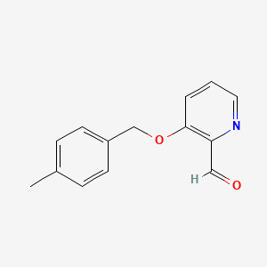 3-((4-Methylbenzyl)oxy)picolinaldehyde
