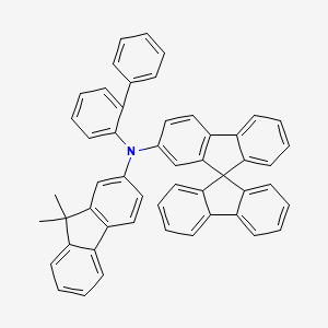 molecular formula C52H37N B3236194 N-([1,1'-Biphenyl]-2-yl)-N-(9,9-dimethyl-9H-fluoren-2-yl)-9,9'-spirobi[fluoren]-2-amine CAS No. 1364603-07-5