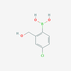 (4-Chloro-2-(hydroxymethyl)phenyl)boronic acid