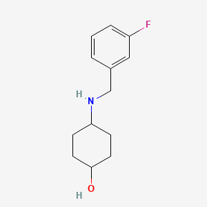 molecular formula C13H18FNO B3236290 4-(3-Fluoro-benzylamino)-cyclohexanol CAS No. 1366386-62-0