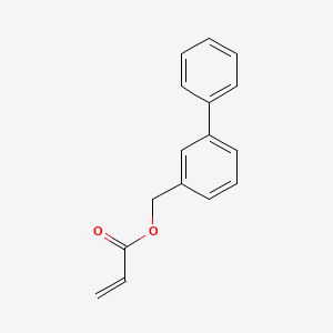 molecular formula C16H14O2 B3236646 m-Phenylbenzyl acrylate CAS No. 1373162-83-4