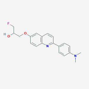 molecular formula C20H21FN2O2 B3236704 THK-5105 CAS No. 1374107-46-6