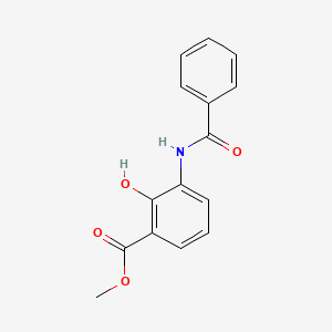 3-Benzoylamino-2-hydroxy-benzoic acid methyl ester