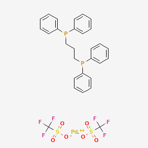 [1,3-Bis(diphenylphosphino)propane]palladium(II) triflate