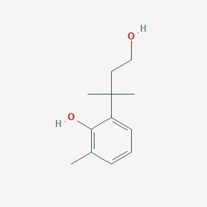 2-(4-Hydroxy-2-methylbutan-2-yl)-6-methylphenol