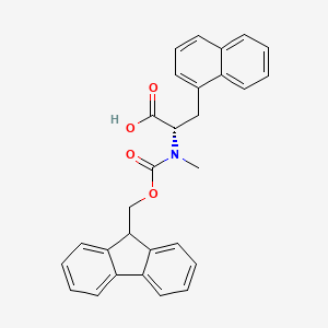 molecular formula C29H25NO4 B3237100 N-Fmoc-N-methyl-3-(1-naphthyl)-L-alanine CAS No. 1380327-68-3