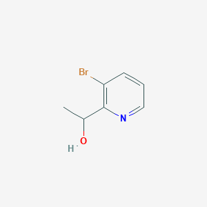 molecular formula C7H8BrNO B3237219 1-(3-Bromopyridin-2-yl)ethanol CAS No. 1383734-83-5