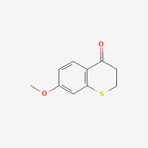 molecular formula C10H10O2S B3237281 7-Methoxythiochroman-4-one CAS No. 13851-03-1
