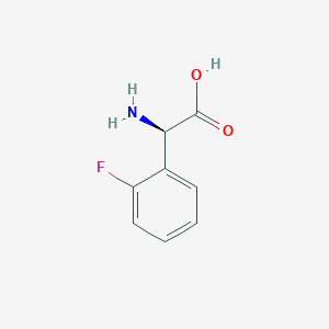 molecular formula C8H8FNO2 B3237338 (2R)-2-amino-2-(2-fluorophenyl)acetic acid CAS No. 138751-03-8