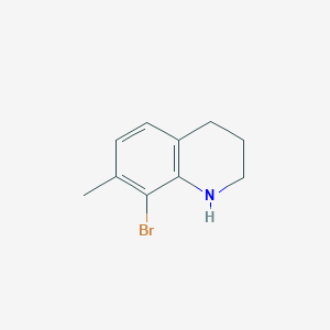 molecular formula C10H12BrN B3237360 8-Bromo-7-methyl-1,2,3,4-tetrahydroquinoline CAS No. 1388028-89-4