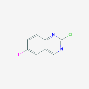 molecular formula C8H4ClIN2 B3237368 2-Chloro-6-iodoquinazoline CAS No. 1388040-50-3