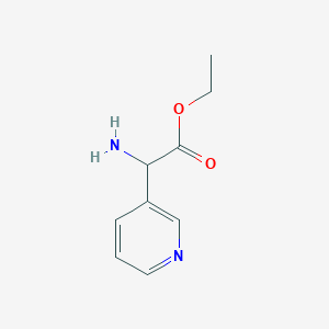 Ethyl 2-amino-2-(pyridin-3-YL)acetate