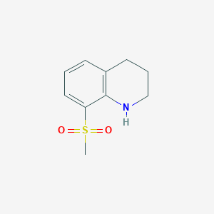 molecular formula C10H13NO2S B3237505 8-Methanesulfonyl-1,2,3,4-tetrahydroquinoline CAS No. 1391291-94-3
