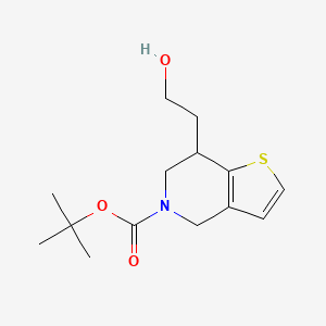 tert-butyl7-(2-hydroxyethyl)-6,7-dihydrothieno[3,2-c]pyridine-5(4H)-carboxylate
