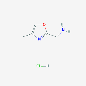 (4-Methyloxazol-2-yl)methanamine hydrochloride