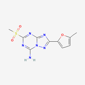 2-(5-Methylfuran-2-yl)-5-methylsulfonyl-[1,2,4]triazolo[1,5-a][1,3,5]triazin-7-amine