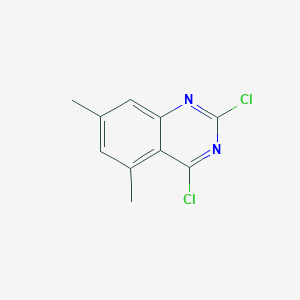 molecular formula C10H8Cl2N2 B3237595 2,4-Dichloro-5,7-dimethylquinazoline CAS No. 1392213-81-8
