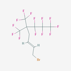 1-Bromo-6,6,7,7,8,8,8-heptafluoro-5,5-bis(trifluoromethyl)oct-2-ene