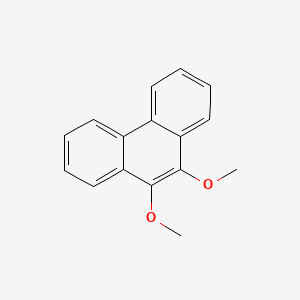 molecular formula C16H14O2 B3237640 9,10-Dimethoxyphenanthrene CAS No. 13935-65-4