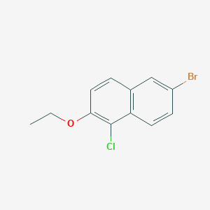 B3237720 6-Bromo-1-chloro-2-ethoxynaphthalene CAS No. 1394291-31-6