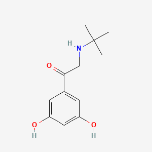 2-(tert-Butylamino)-1-(3,5-dihydroxyphenyl)ethanone