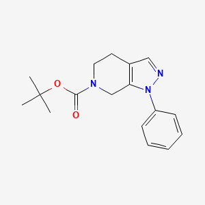 tert-Butyl 1-phenyl-4,5-dihydro-1H-pyrazolo[3,4-c]pyridine-6(7H)-carboxylate