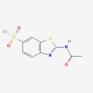 2-Acetamidobenzo[d]thiazole-6-sulfonyl chloride