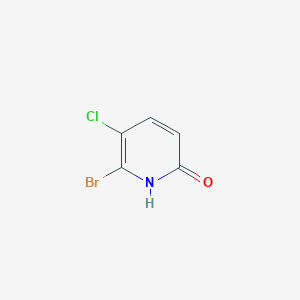 molecular formula C5H3BrClNO B3237900 6-Bromo-5-chloro-1H-pyridin-2-one CAS No. 1396762-33-6