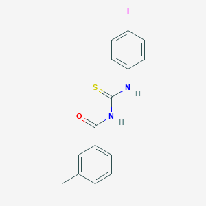 molecular formula C15H13IN2OS B323791 N-[(4-iodophenyl)carbamothioyl]-3-methylbenzamide 