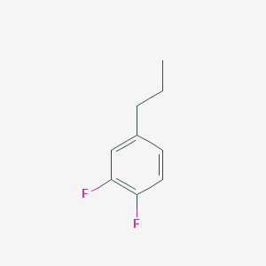 molecular formula C9H10F2 B3238032 1,2-Difluoro-4-propylbenzene CAS No. 1397288-27-5