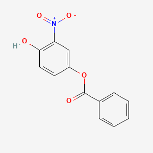 molecular formula C13H9NO5 B3238052 4-Hydroxy-3-nitrophenyl benzoate CAS No. 13985-43-8