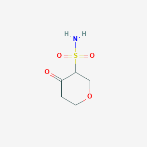 molecular formula C5H9NO4S B3238068 4-Oxotetrahydropyran-3-sulfonamide CAS No. 1398606-42-2