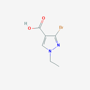 molecular formula C6H7BrN2O2 B3238078 3-Bromo-1-ethyl-1H-pyrazole-4-carboxylic acid CAS No. 1399664-50-6