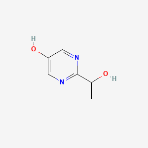 2-(1-Hydroxyethyl)pyrimidin-5-ol