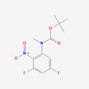 Carbamic acid, N-(3,5-difluoro-2-nitrophenyl)-N-methyl-, 1,1-dimethylethyl ester