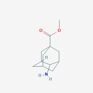 molecular formula C12H19NO2 B3238123 Methyl 4-aminoadamantane-1-carboxylate CAS No. 1401333-06-9