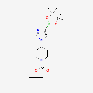 1-(N-Boc-piperidin-4-yl)imidazole-4-boronic acid pinacol ester