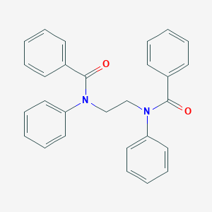 molecular formula C28H24N2O2 B323820 N-[2-(N,1-DIPHENYLFORMAMIDO)ETHYL]-N-PHENYLBENZAMIDE 