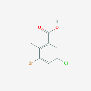 3-Bromo-5-chloro-2-methylbenzoic acid