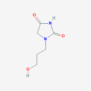 1-(3-Hydroxypropyl)imidazolidine-2,4-dione