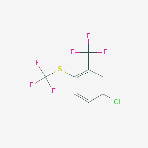 4-Chloro-2-trifluoromethyl-1-trifluoromethylsulfanyl-benzene
