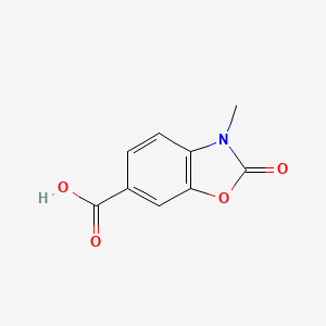 molecular formula C9H7NO4 B3238326 2,3-二氢-3-甲基-2-氧代-苯并噁唑-6-羧酸 CAS No. 140934-94-7