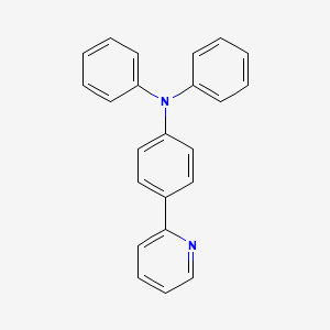 molecular formula C23H18N2 B3238327 N,N-Diphenyl-4-(pyridin-2-yl)aniline CAS No. 140947-06-4