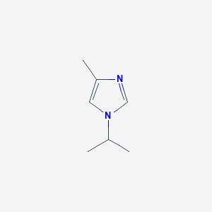 molecular formula C7H12N2 B3238389 1-isopropyl-4-methyl-1H-imidazole CAS No. 1413917-62-0