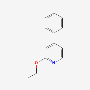 molecular formula C13H13NO B3238462 2-Ethoxy-4-phenylpyridine CAS No. 1414870-71-5